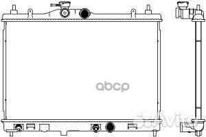 Радиатор охлаждения двигателя nissan tiida (SC11)