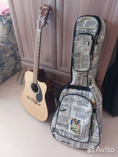 Электроакустическая гитара Fender FA 125 CE NAT