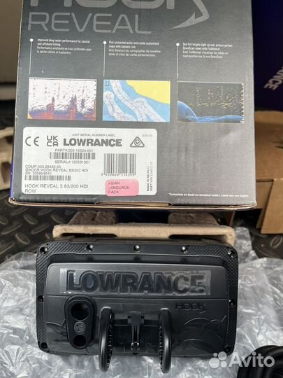 Эхолот lowrance hook reveal 5 83/200 HDI