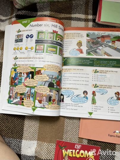 Комплект для занятий по английскому welcome 2