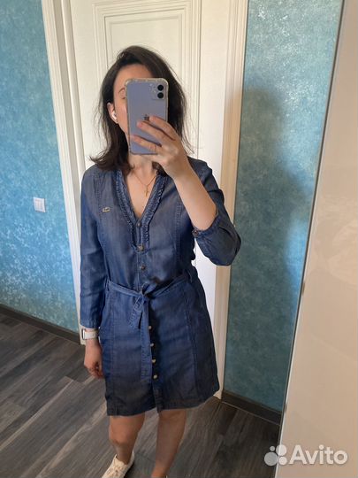 Платье джинсовое летнее Lacoste