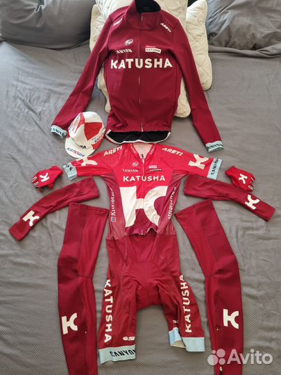 Велосипедный комбинезон Katusha Катюша (оригинал)