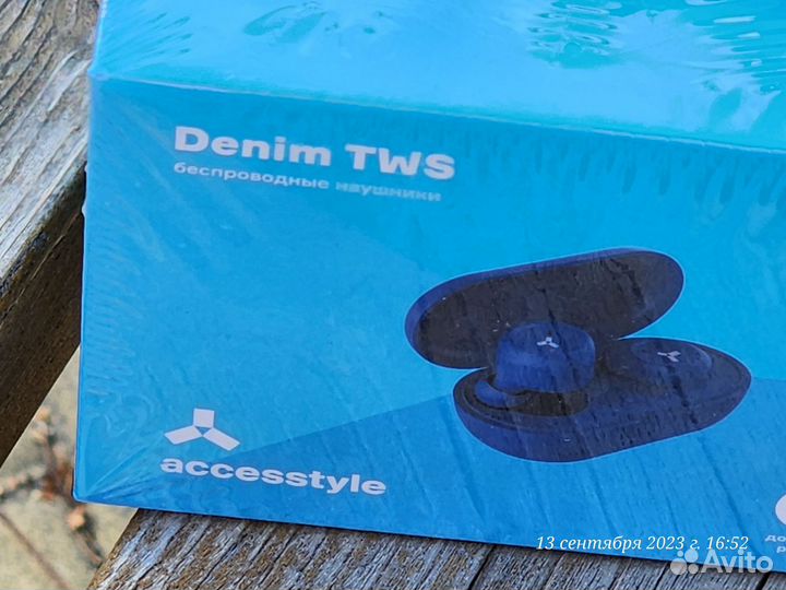 Наушники accesstyle Denim TWS, новые