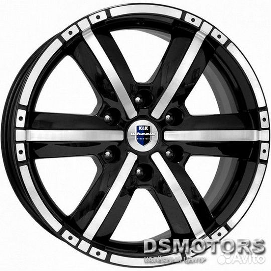 Диски Окинава 7.5/17 6x139.7 ET25 d67.1 алмаз чёрн