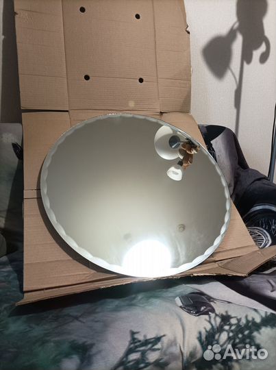 Зеркало круглое бу