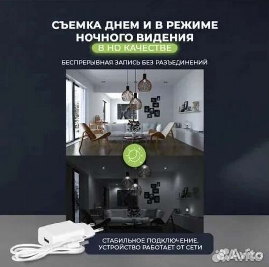 Камера видеонаблюдения wifi,домашняя видеоняня