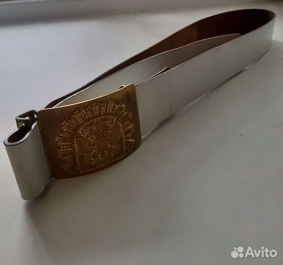 Ремень белый