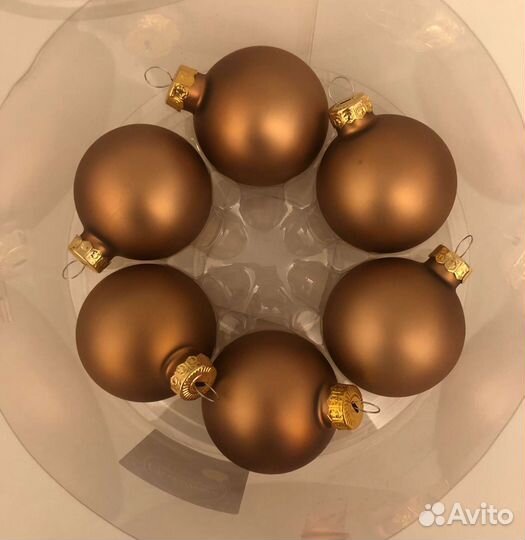 Стеклянные новогодние шары