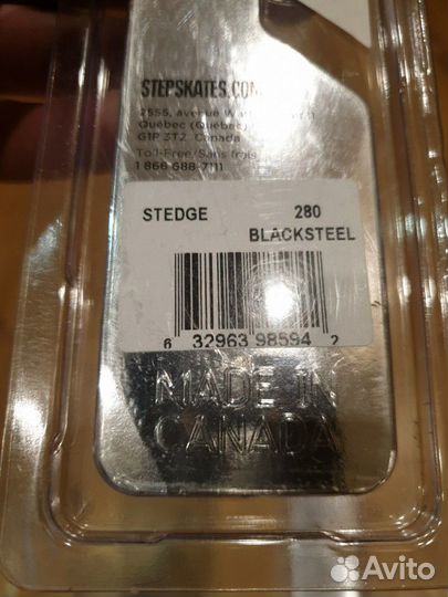 Лезвия Step Black steel д/ коньков Bauer, CCM, нов