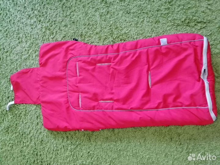 Меховой конверт в коляску