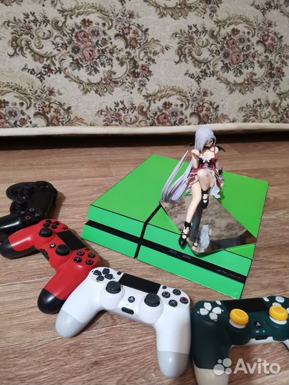 Sony PS4 slim 500, 1000 gb, 750 игр +1 диск