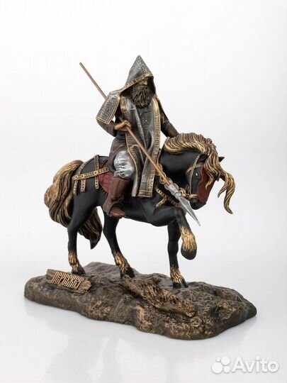 Статуэтка Пересвет на коне (цвет Вернисаж)