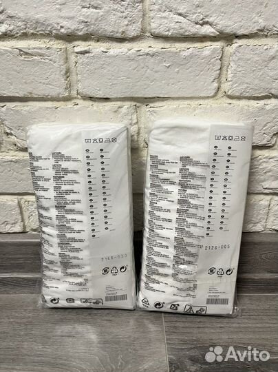 Новый комплект простыней IKEA LEN 60х120 2 шт