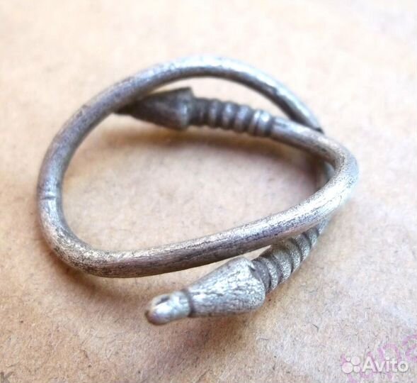 Антика Серьга Височник подарок Серебро