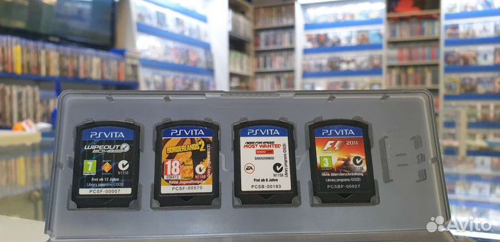 Wipeout/Border/F1/Nfs most PS Vita