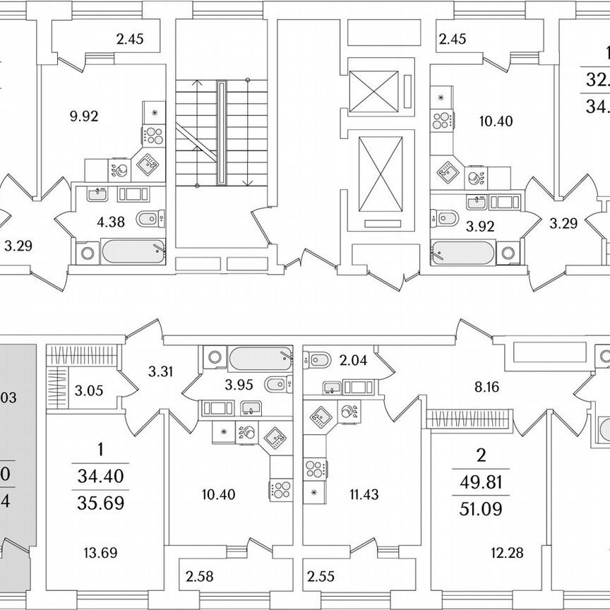 1-к. квартира, 35,4 м², 11/23 эт.