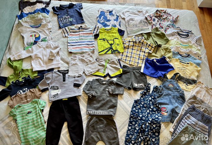 Пакет летней одежды на мальчика 74-80