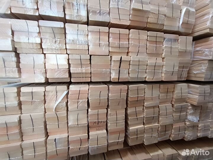 Планкен лиственница 20х90х4м Прима