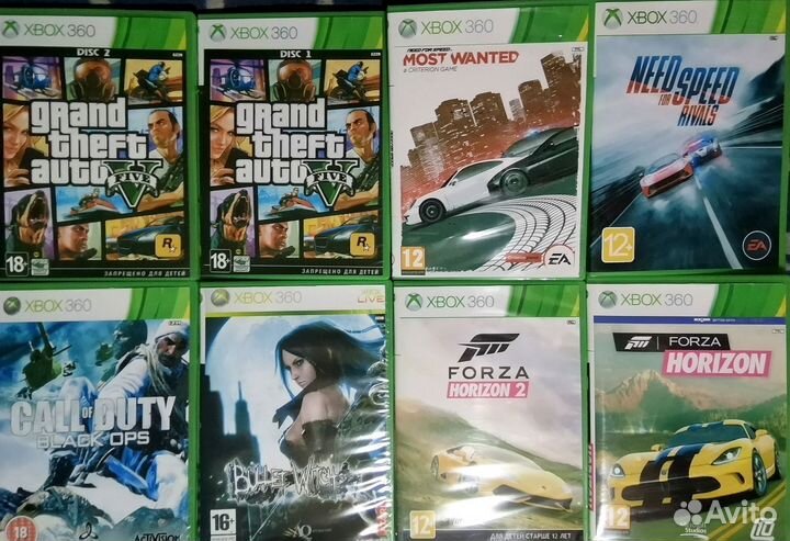 Xbox 360 диски игры