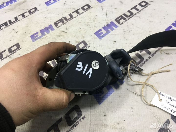 Ремень безопасности задний левый Фиат Альбеа