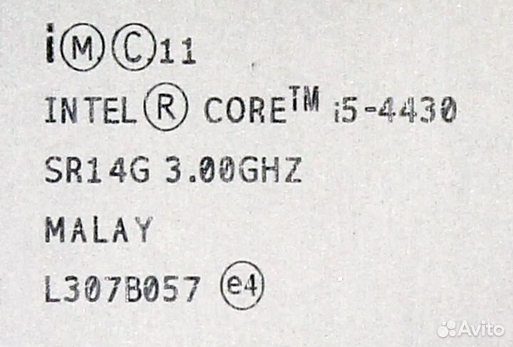 Intel Core i5-4430 3.0 GHz/4core/LGA1150