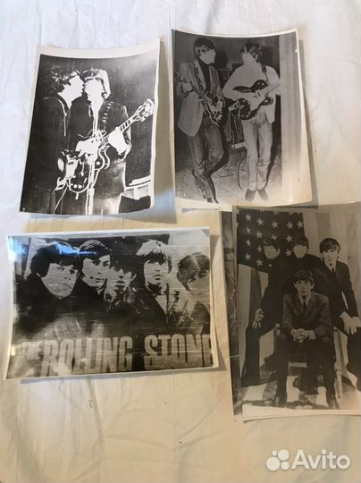 Старые фотографии. Битлз, музыкантов