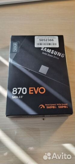 Жёсткий диск (Ssd samsung 860 evo 500gb)