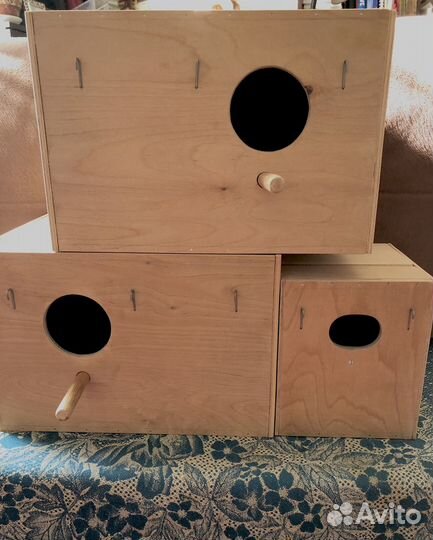 Домики для любых попугаев