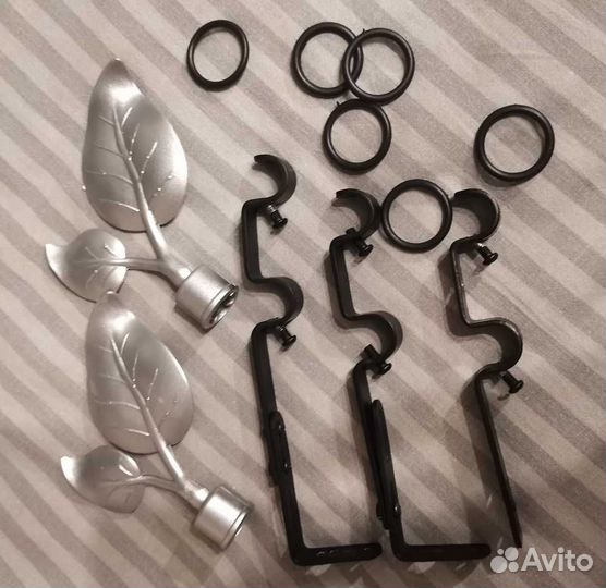 Карнизы для штор двухрядный металлический