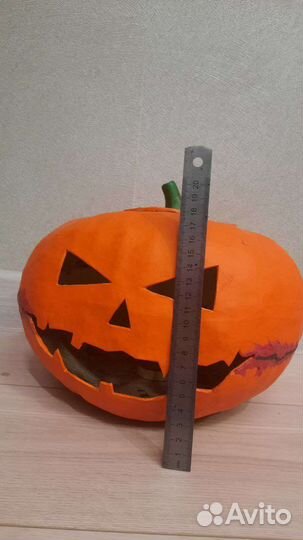 Декоративная тыква хэллоуин