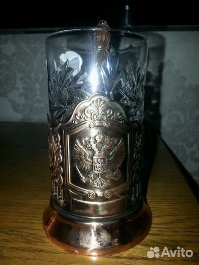 Подстаканник СССР медный