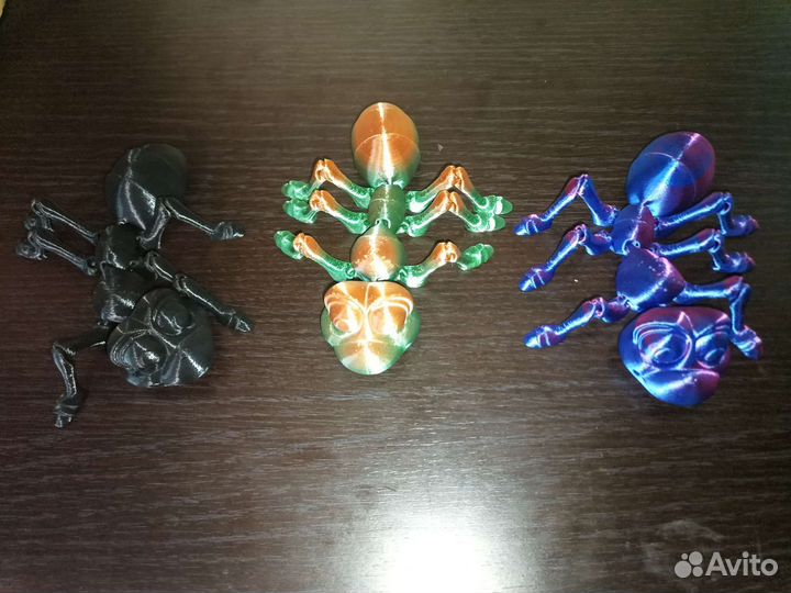 Подвижный муравей игрушка 3D печать