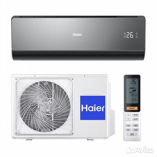 Кондиционер haier lightera hsu07hnf303/R2-W Черный