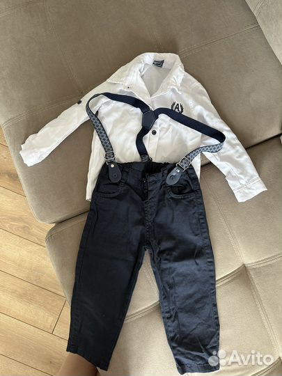 Рубашка и брюки на мальчика 98