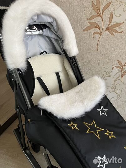 Санки коляска pikate 