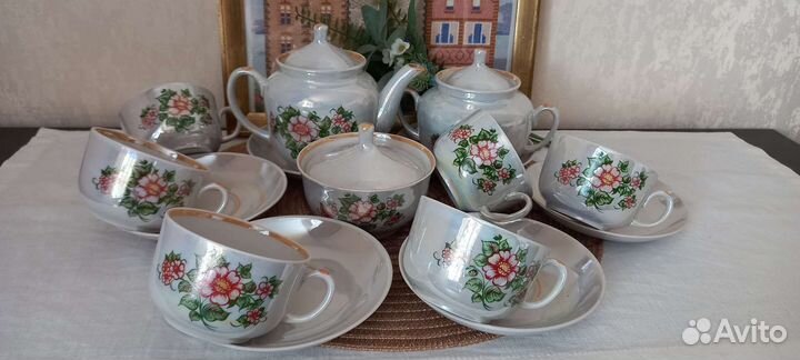 Чайный сервиз новый 6 персон СССР (винтаж)