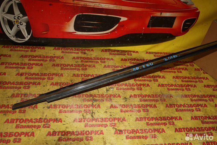 Хром молдинг стекла двери lifan X60