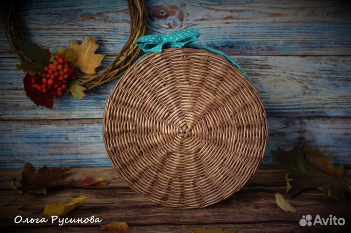 Корзина плетёная