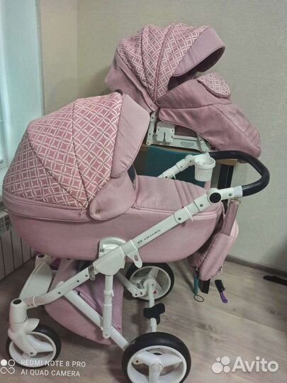 Коляска 2 в 1 adamex luciano