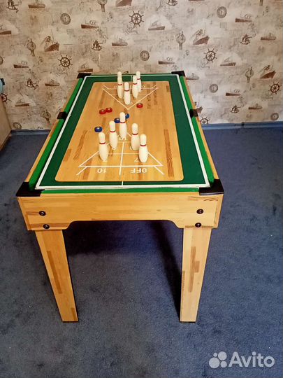 Настольный футбол бильярд теннис хоккей кегельбан