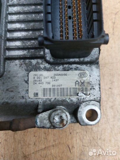 Блок управления двигателем Opel Corsa C Z12XE 2002