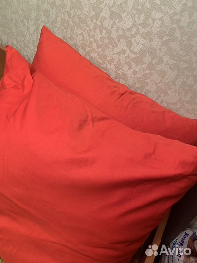 Перьевые подушки и одеяло на овечьей шерсти