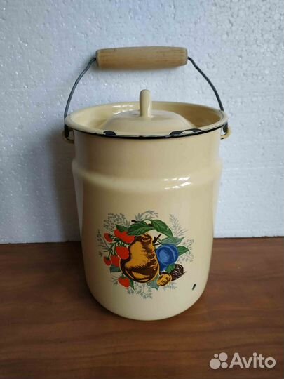 Бидон эмалированный СССР на 3 литра