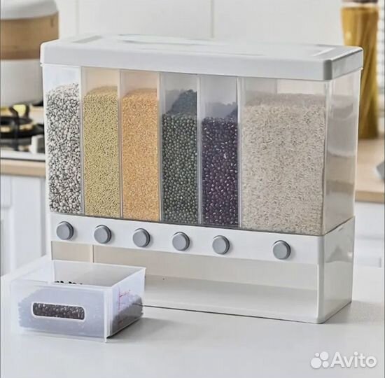 Диспенсер с дозатором пищевой для круп