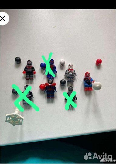 Фигурки лего человек паук