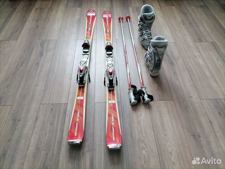 Горные лыжи Dynastar. Комплект