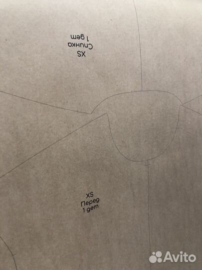 Печать выкроек лекал