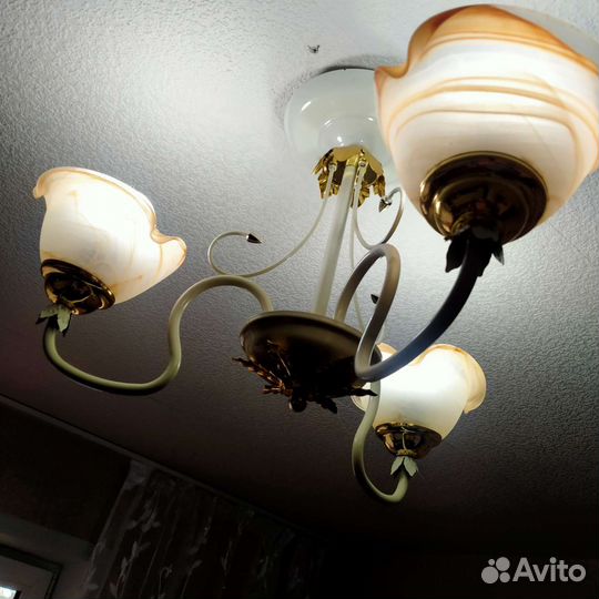 Люстра потолочная для кухни бу