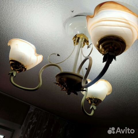 Люстра потолочная для кухни бу