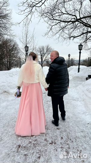 Свадебное платье бу 50-52 р